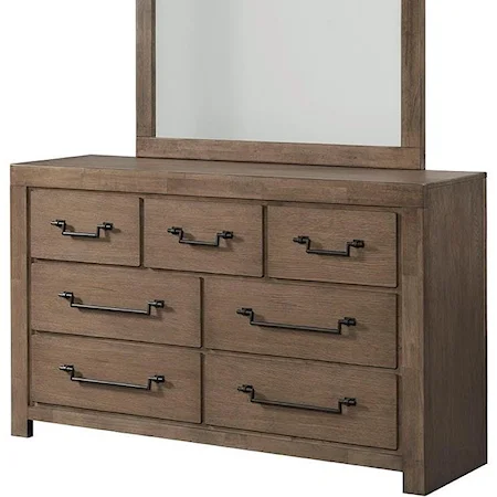 Contemporary Dresser with Cedar-Lined Drawers